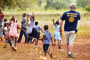 Rotarians are on the ground, around the world, making a difference.